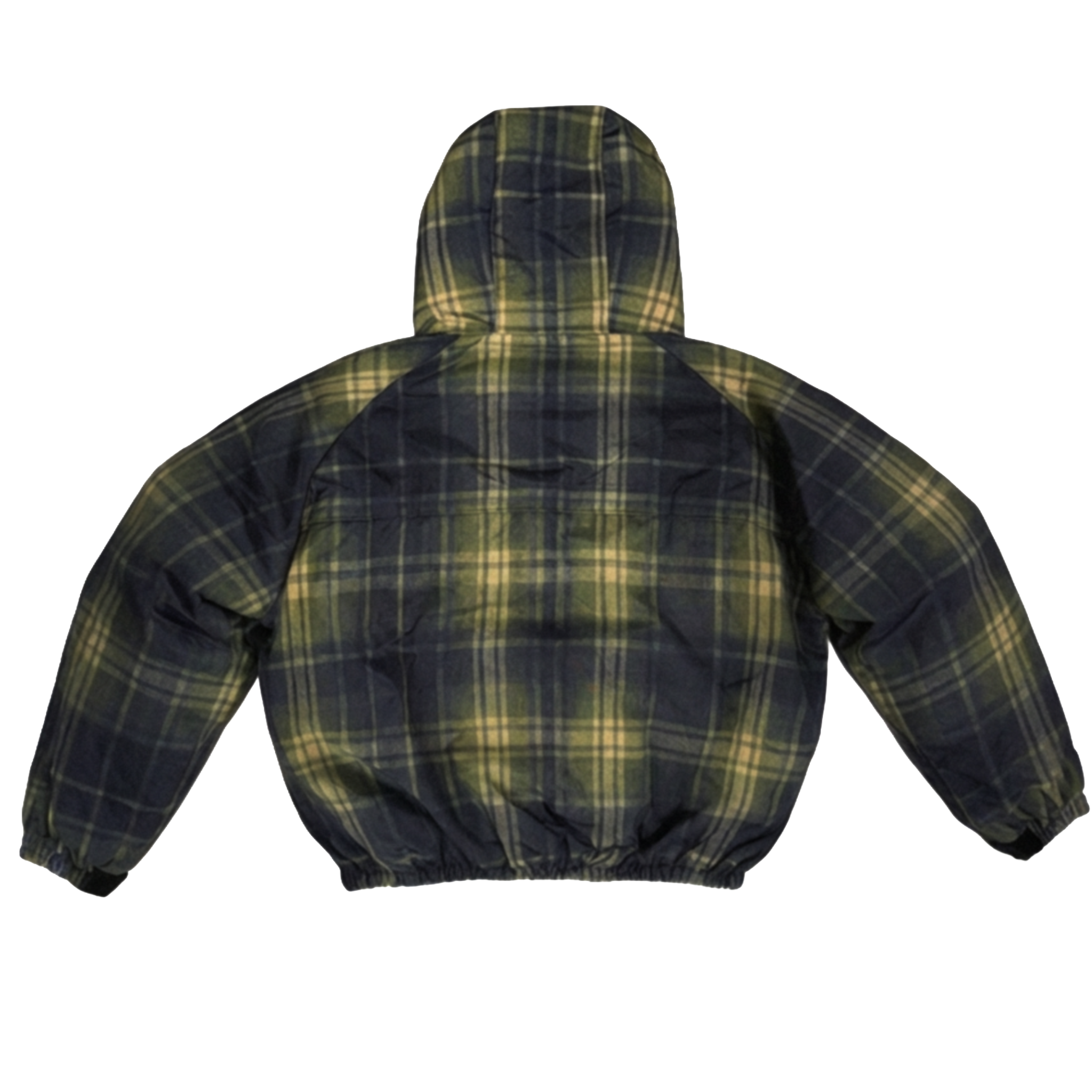 "BLITZ" Plaid Windbreaker